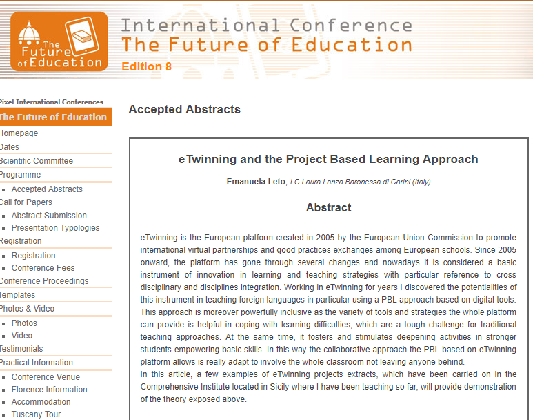 etwinning abstract